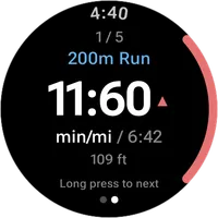 Watch workout execution